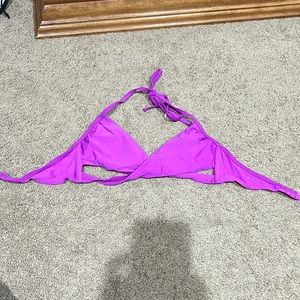purple bikini top